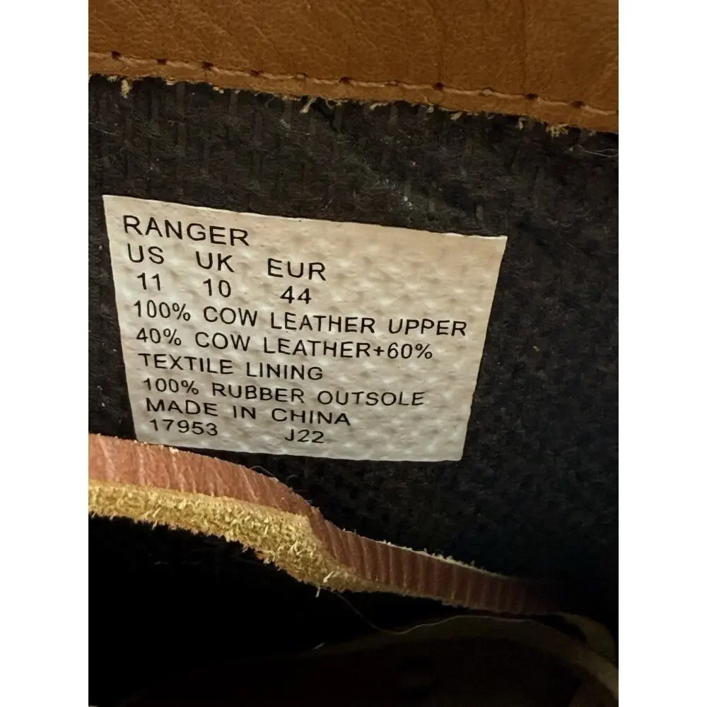 NWOB Ralph Lauren Polo Country Ranger Nubuck Tan Casual Hiker Boots Sizes 11
